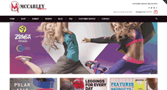 Desktop Screenshot of mccarleyfitness.com